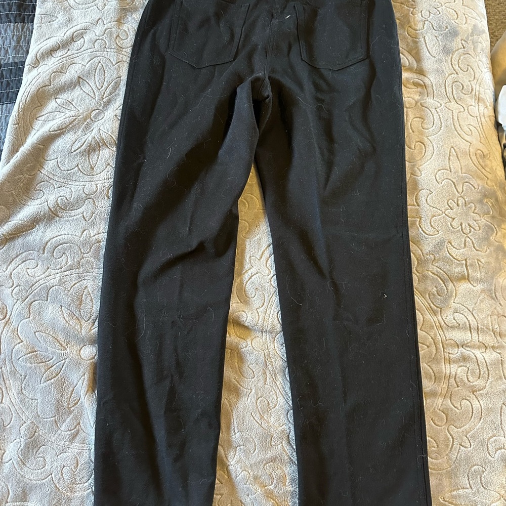 Chico's Black Dress Pants with Elastic Waistband - Picture 3 of 6